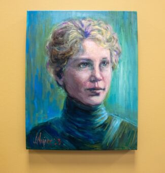 A portrait of Harriet Brooks unveiled at the Darlington Energy Complex. Brooks was a physicist and nuclear scientist who made many important contributions to the field of atomic physics in the early 20th century.